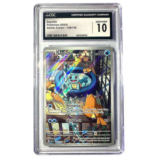 CGC 10 2024 Squirtle 148/142 Stellar Crown