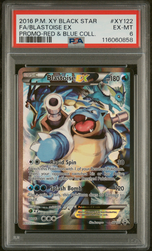 PSA 6 Blastoise Ex 122 XY Promo 2016