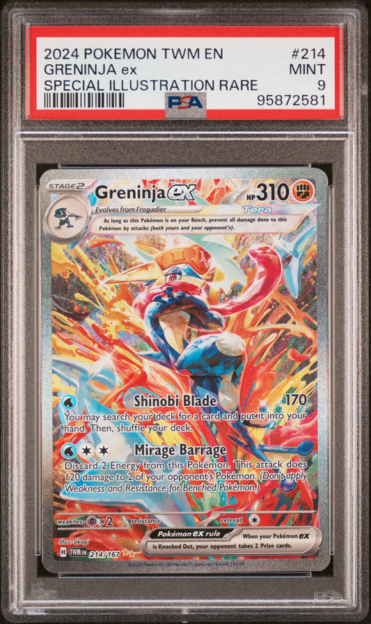 PSA 9 Greninja 214/167
