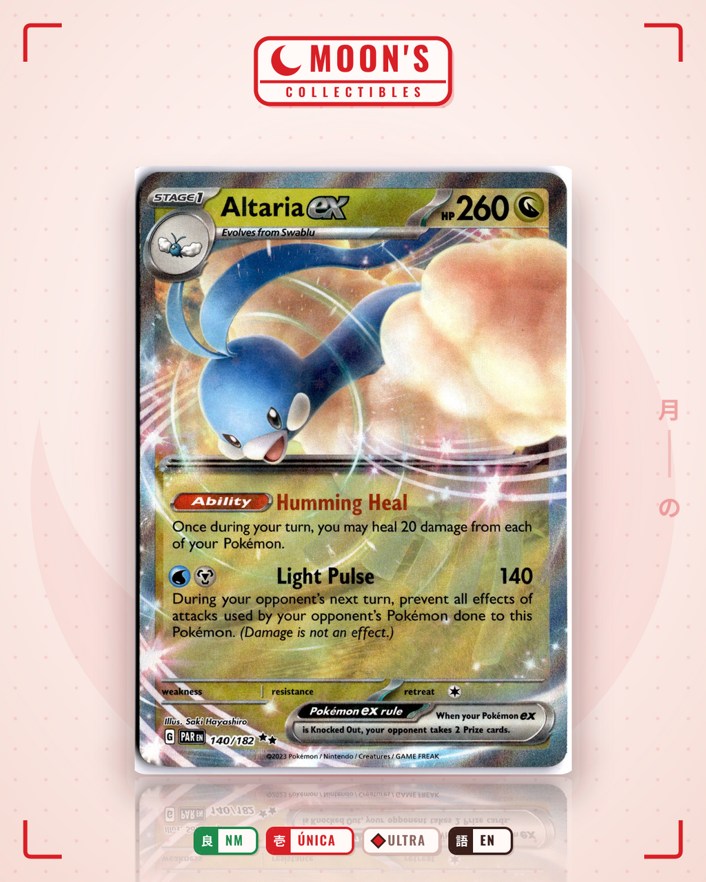 Altaria ex · Paradox Rift #140/182 · NM