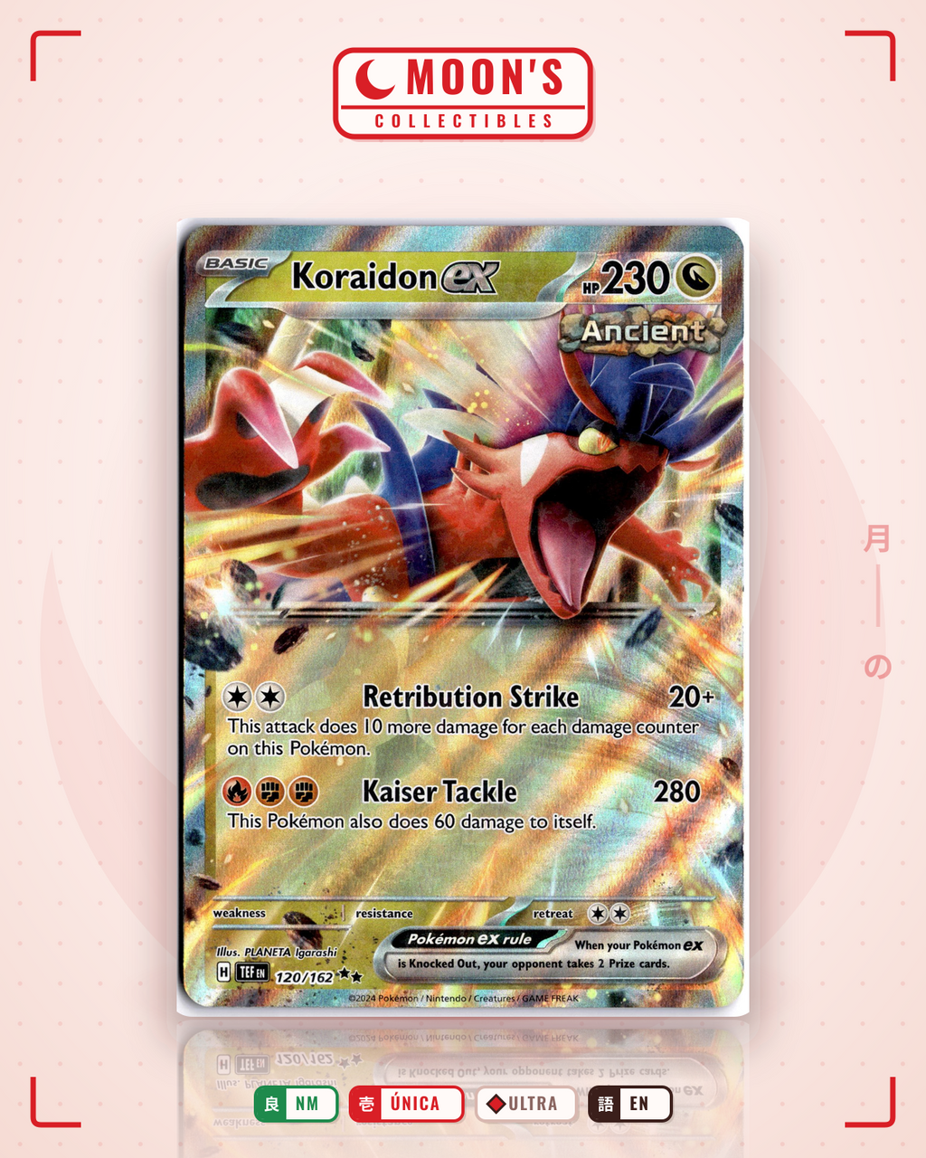 Koraidon ex · Temporal Forces #120/162 · NM