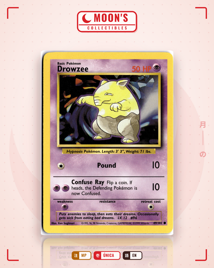 Drowzee · Base #49/102 · MP