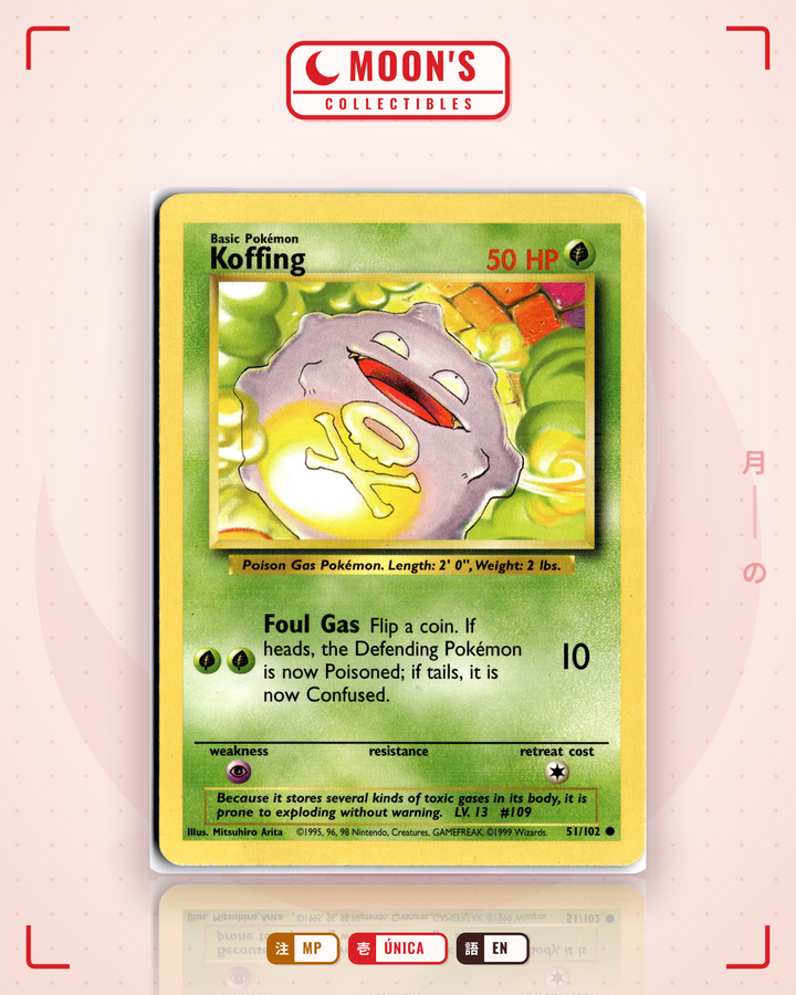 Koffing · Base #51/102 · MP