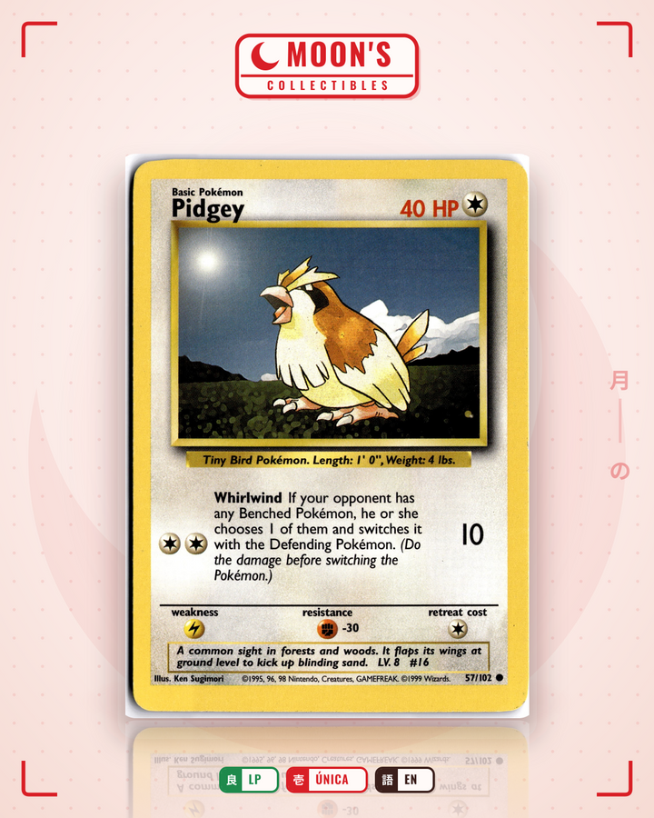Pidgey · Base #57/102 · LP