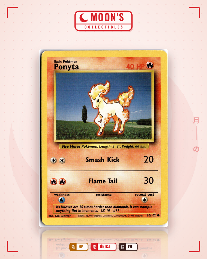 Ponyta · Base #60/102 · HP