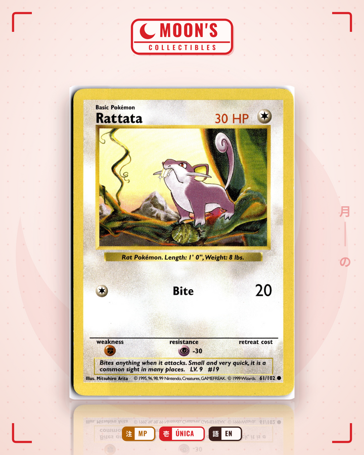 Rattata · Base #61/102 · MP