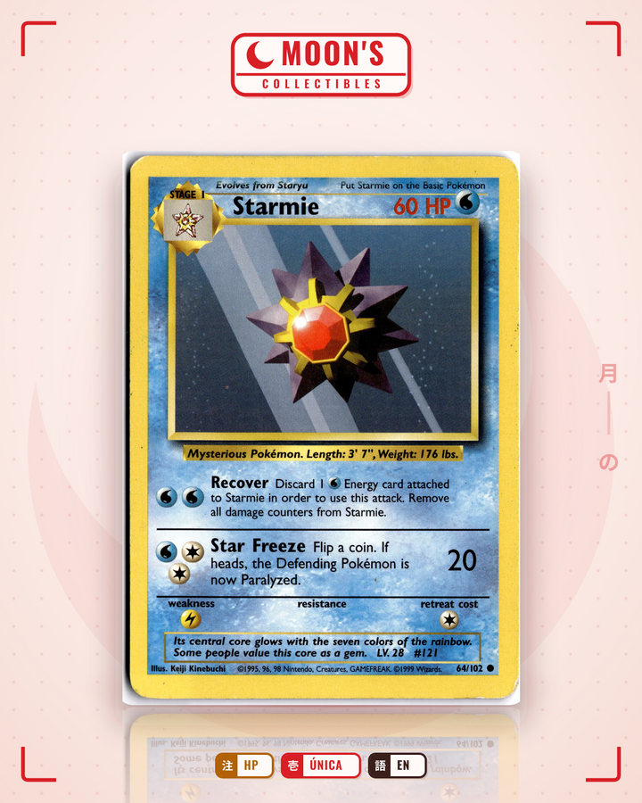 Starmie · Base #64/102 · HP