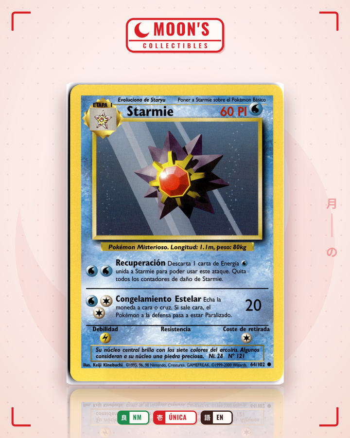 Starmie · Base #64/102 · NM