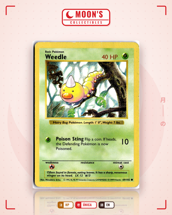 Weedle · Base #69/102 · HP