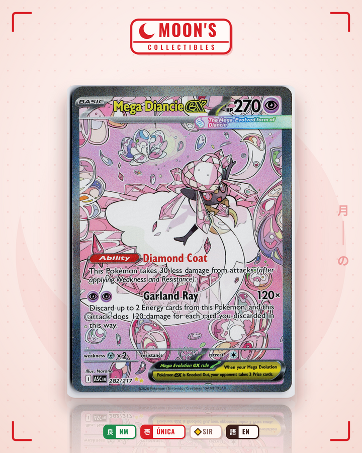 Mega Diancie ex · Ascended Heroes #282/217 · NM