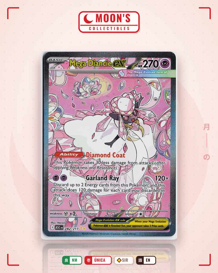 Mega Diancie ex · Ascended Heroes #282/217 · NM
