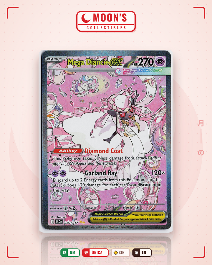 Mega Diancie ex · Ascended Heroes #282/217 · NM