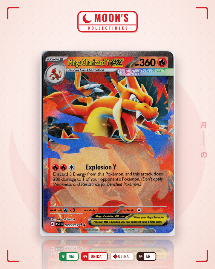 Mega Charizard Y ex · Ascended Heroes #022/217 · NM