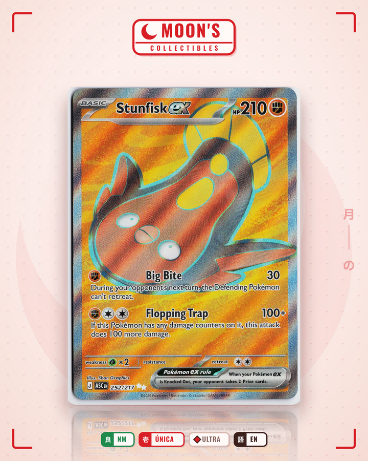 Stunfisk ex · Ascended Heroes #252/217 · NM