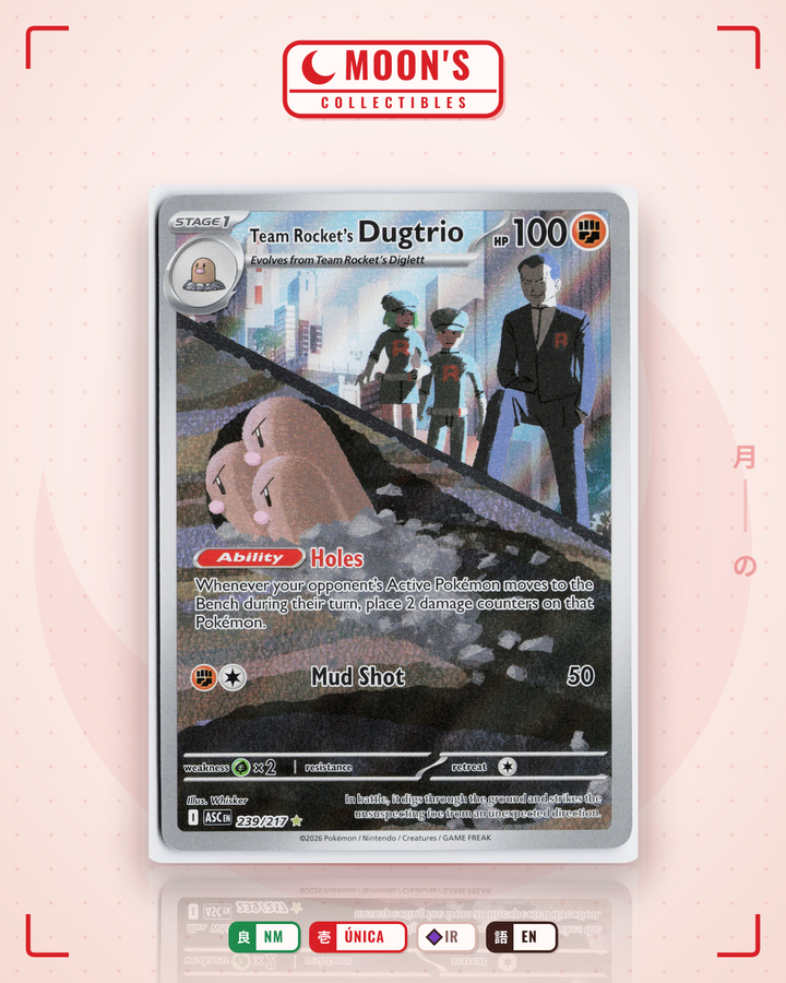 Team Rocket's Dugtrio · Ascended Heroes #239/217 · NM
