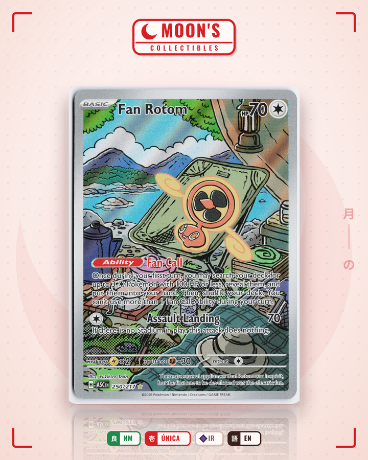 Fan Rotom · Ascended Heroes #250/217 · NM
