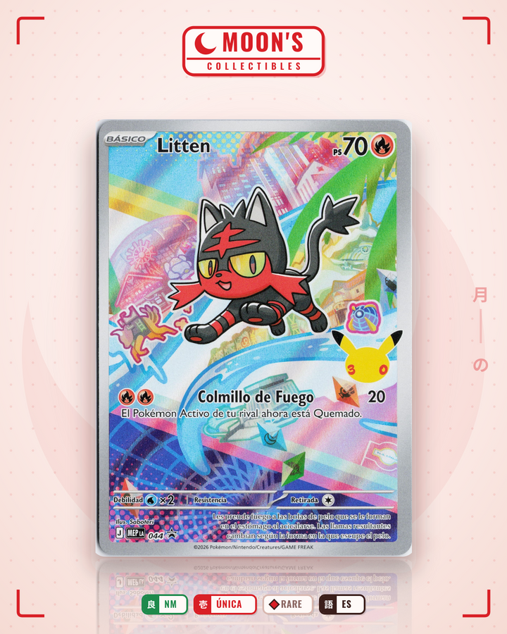 Litten · Mega Evolution Black Star Promos #044 · NM