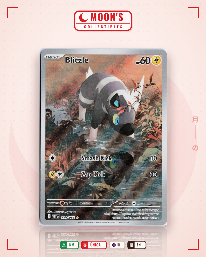 Blitzle · White Flare #114/086 · NM