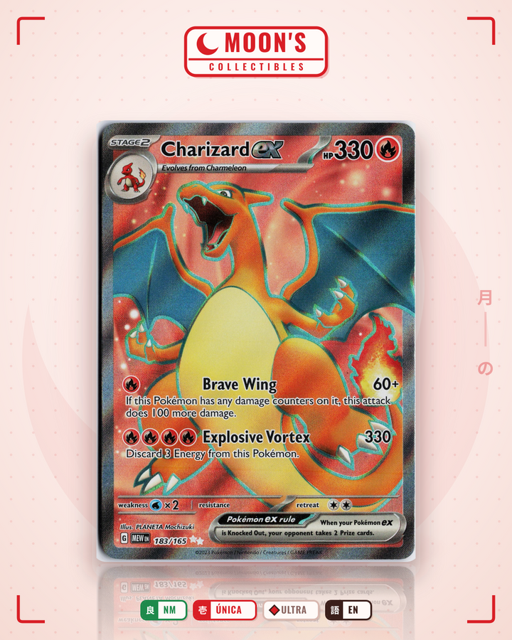 Charizard ex · 151 #183/165 · NM