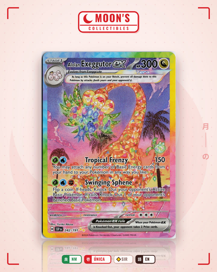 Alolan Exeggutor ex · Surging Sparks #242/191 · NM