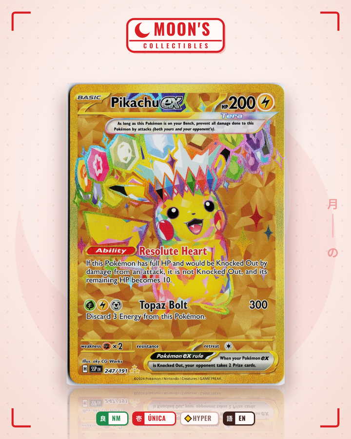 Pikachu ex · Surging Sparks #247/191 · NM