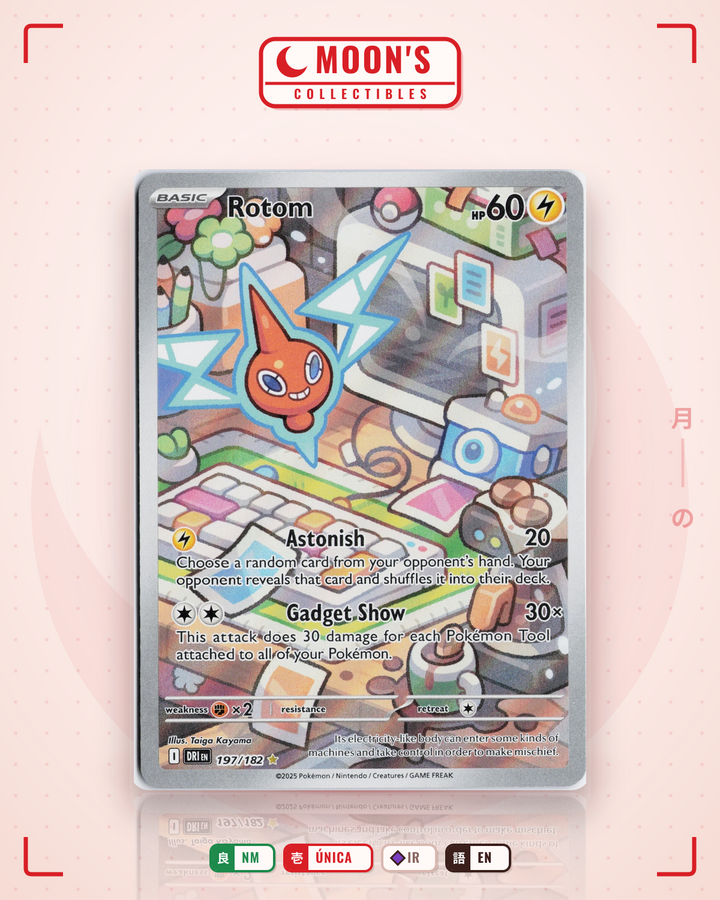 Rotom · Destined Rivals #197/182 · NM