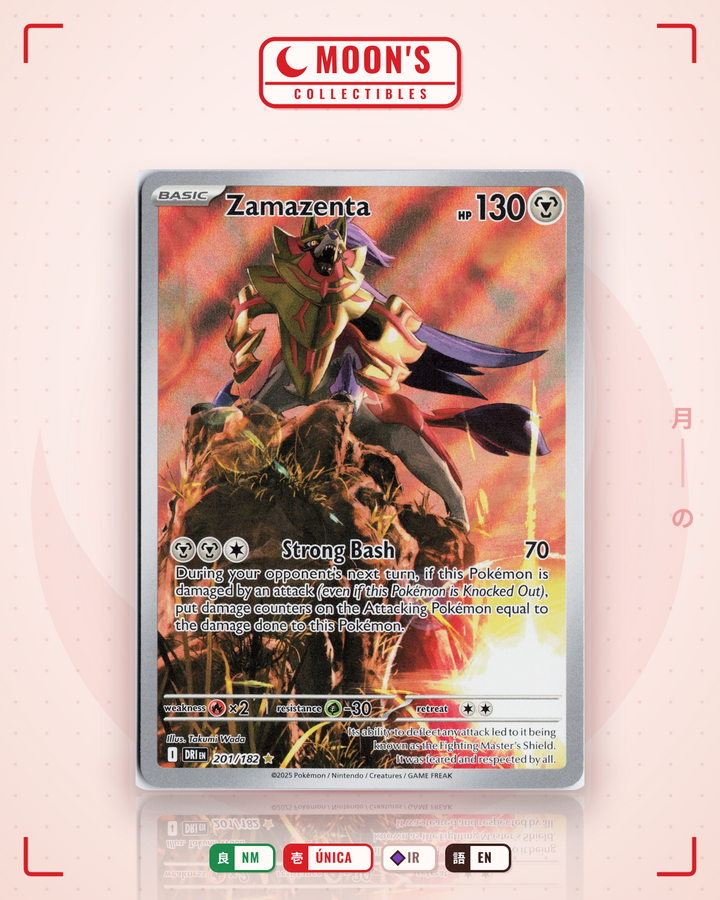 Zamazenta · Destined Rivals #201/182 · NM