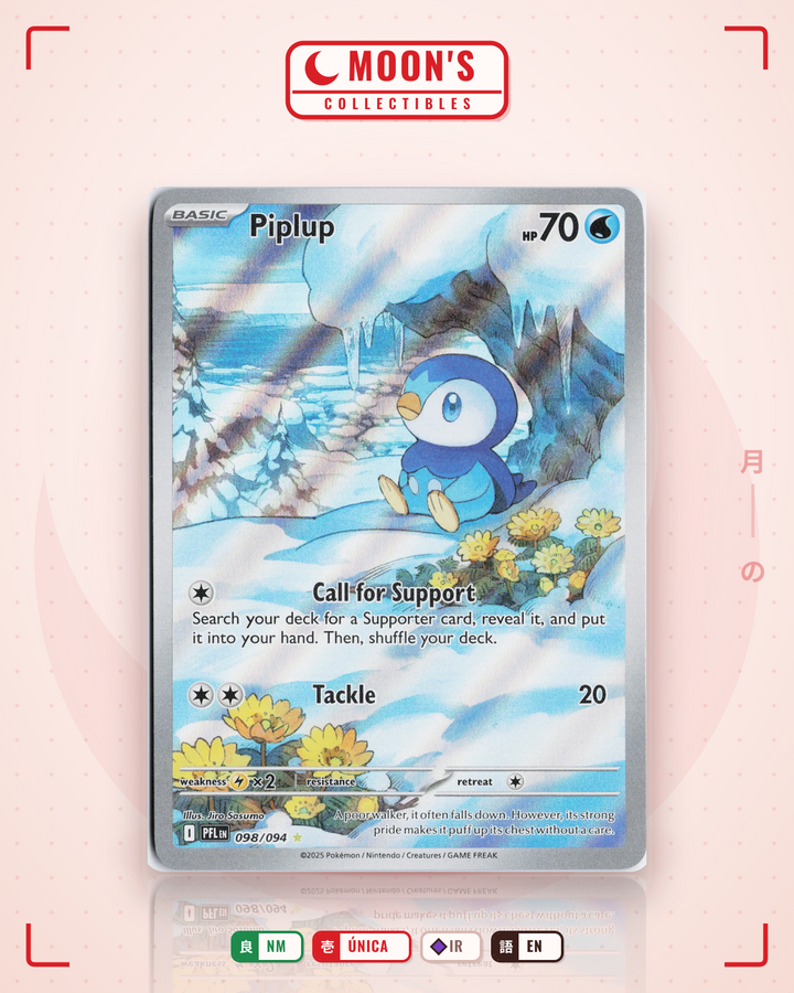 Piplup · Phantasmal Flames #098/094 · NM