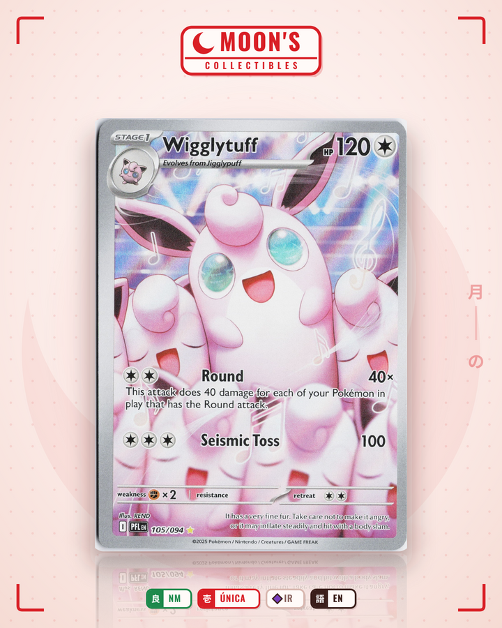 Wigglytuff · Phantasmal Flames #105/094 · NM