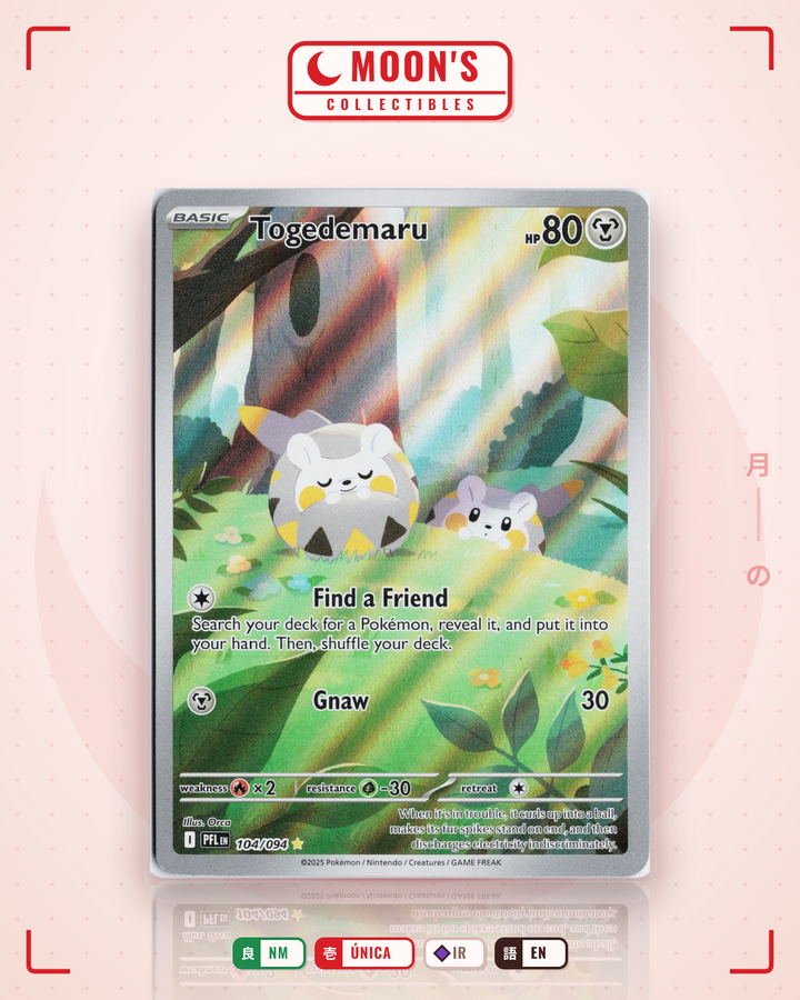 Togedemaru · Phantasmal Flames #104/094 · NM