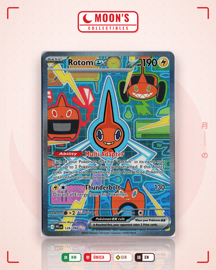 Rotom ex · Phantasmal Flames #126/094 · NM