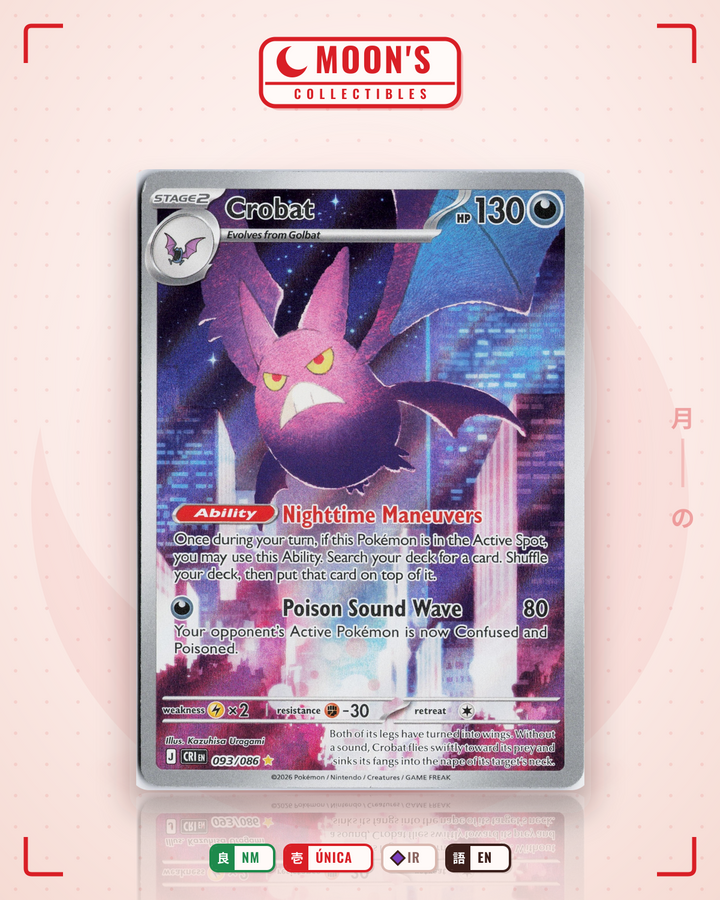 Crobat · Chaos Rising #093/086 · NM