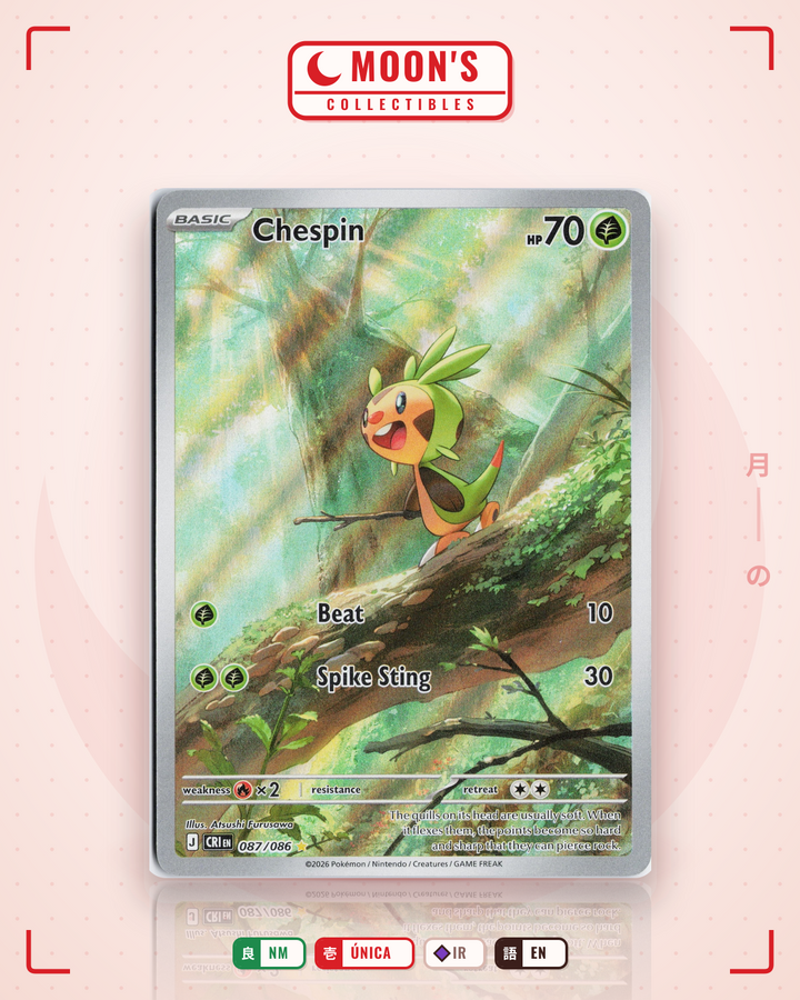 Chespin · Chaos Rising #087/086 · NM