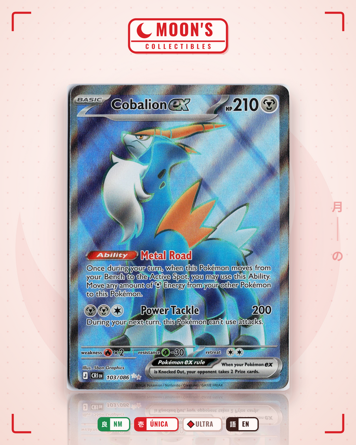 Cobalion ex · Chaos Rising #103/086 · NM