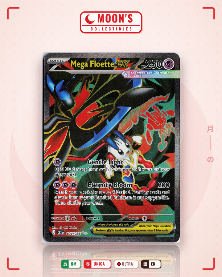 Mega Floette ex · Chaos Rising #101/086 · NM