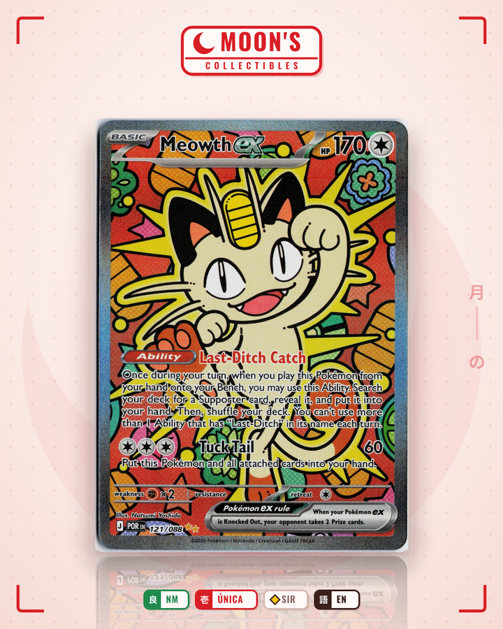 Meowth ex · Perfect Order #121/088 · NM