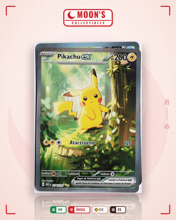 Pikachu ex · Ascended Heroes #276/217 · NM