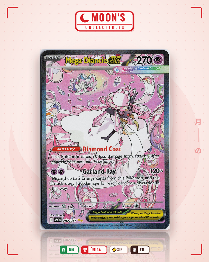 Mega Diancie ex · Ascended Heroes #282/217 · NM