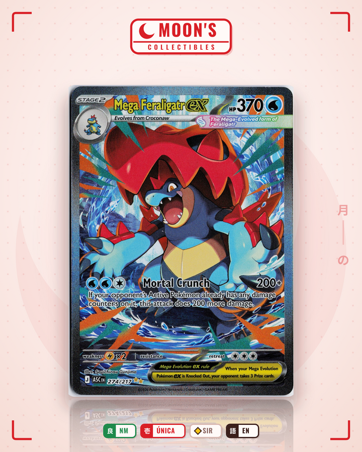 Mega Feraligatr ex · Ascended Heroes #274/217 · NM