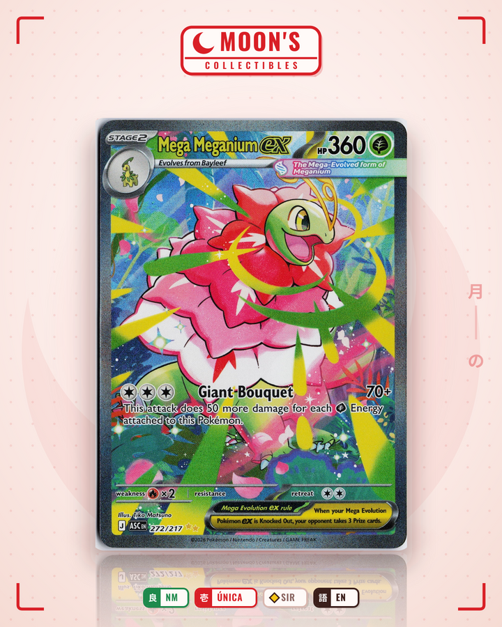 Mega Meganium ex · Ascended Heroes #272/217 · NM