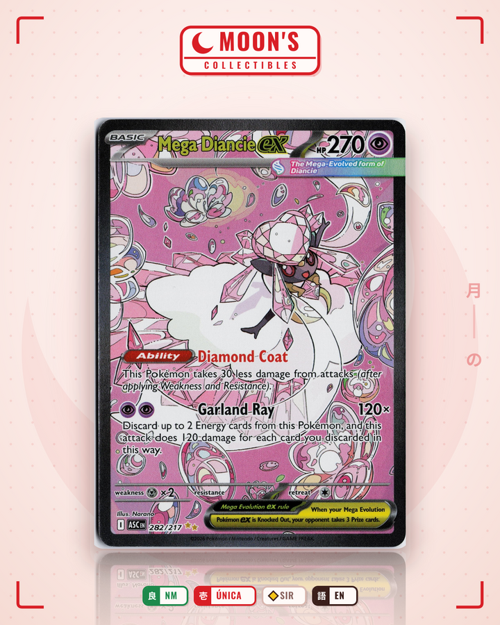 Mega Diancie ex · Ascended Heroes #282/217 · NM