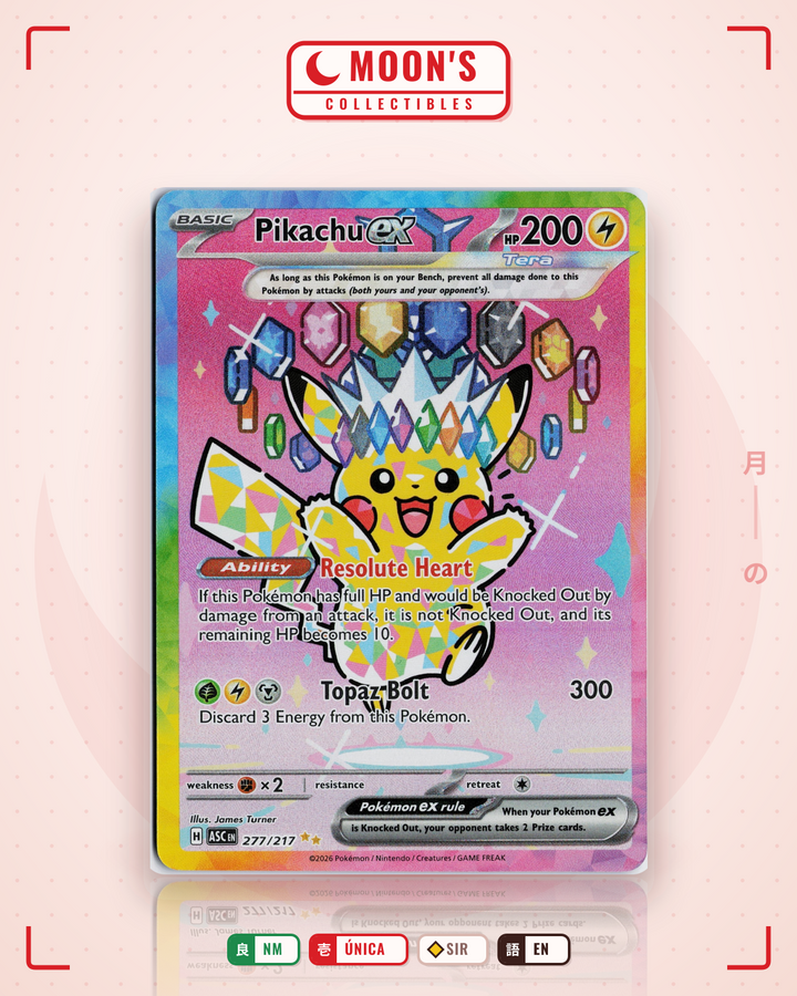 Pikachu ex · Ascended Heroes #277/217 · NM