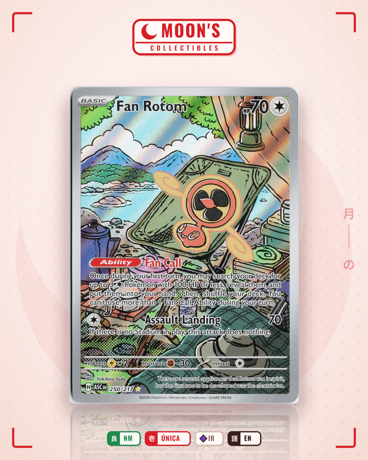 Fan Rotom · Ascended Heroes #250/217 · NM