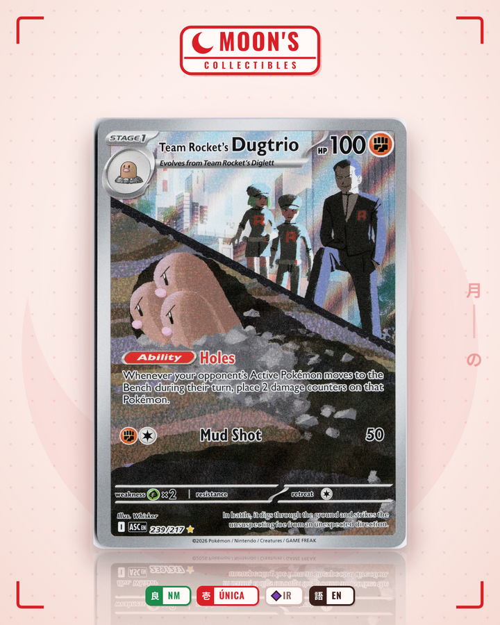 Team Rocket's Dugtrio · Ascended Heroes #239/217 · NM