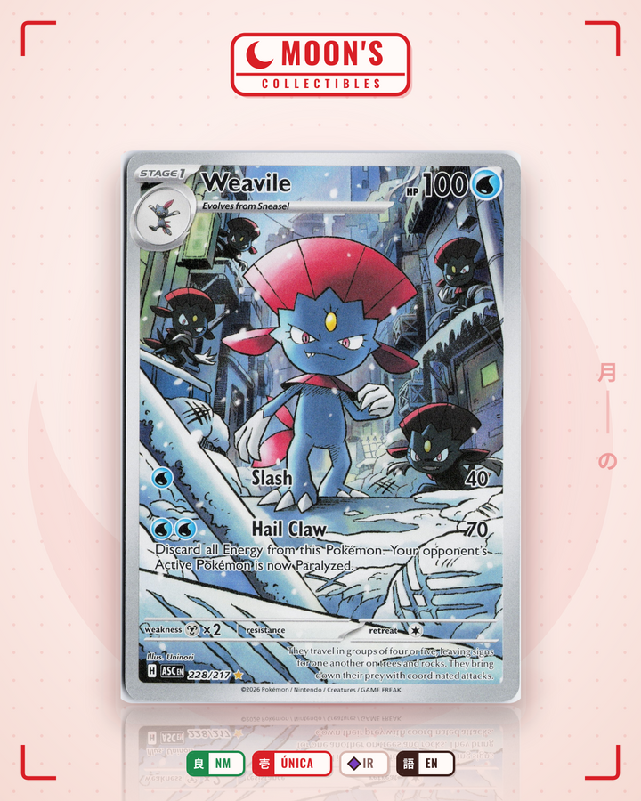 Weavile · Ascended Heroes #228/217 · NM