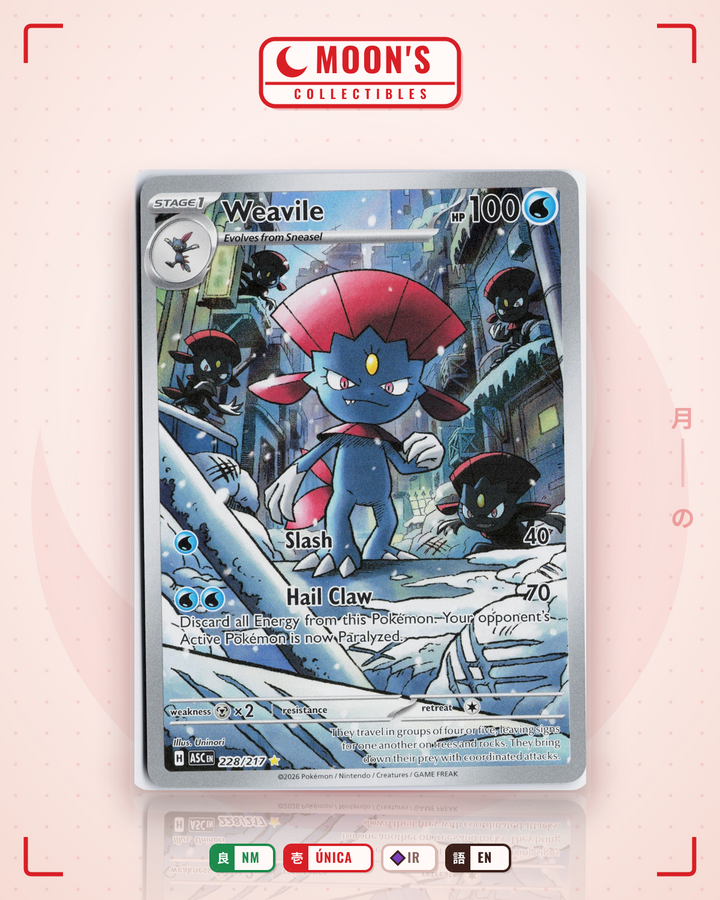 Weavile · Ascended Heroes #228/217 · NM