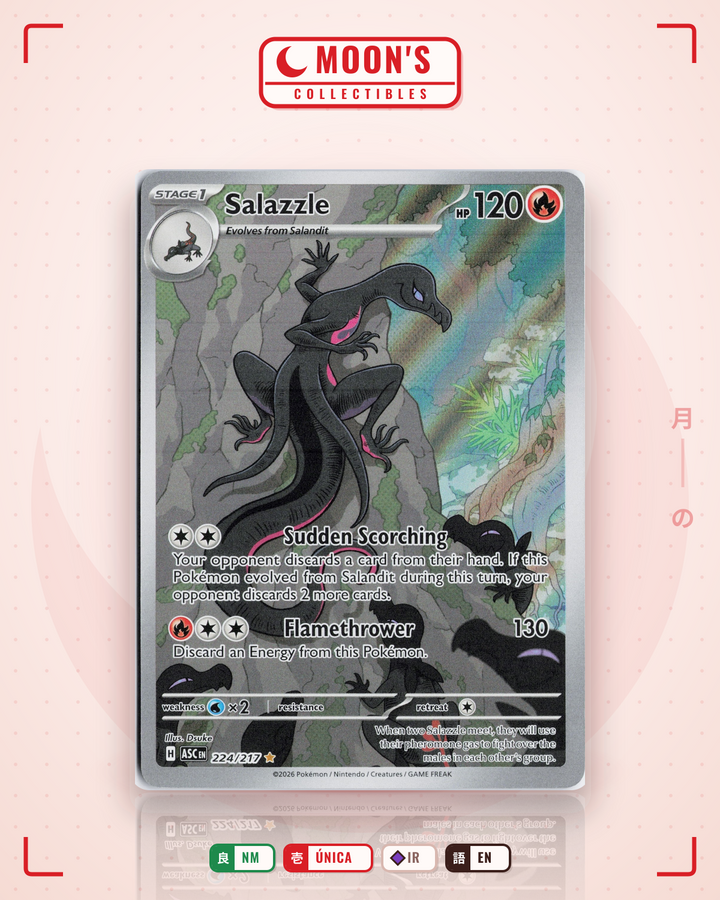 Salazzle · Ascended Heroes #224/217 · NM
