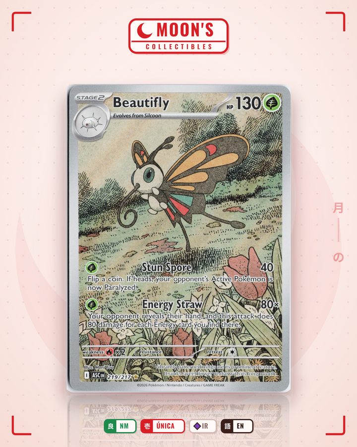 Beautifly · Ascended Heroes #219/217 · NM