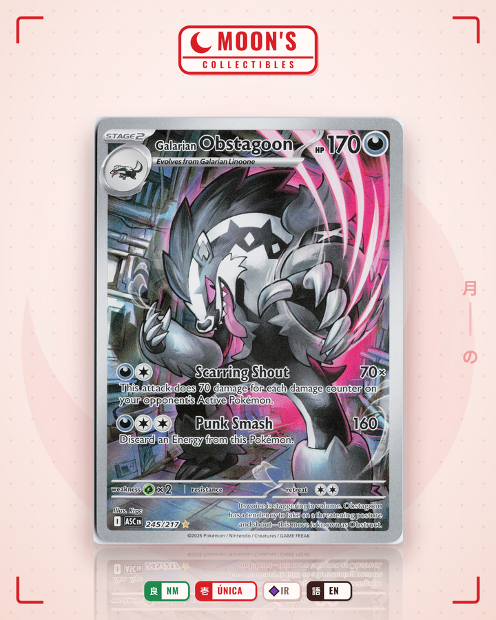 Galarian Obstagoon · Ascended Heroes #245/217 · NM