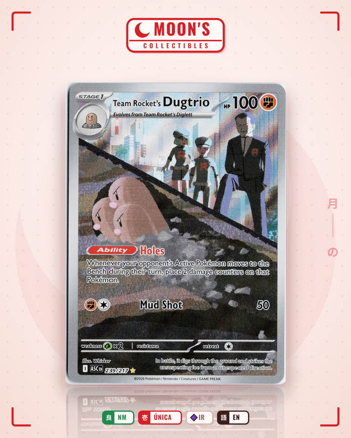 Team Rocket's Dugtrio · Ascended Heroes #239/217 · NM